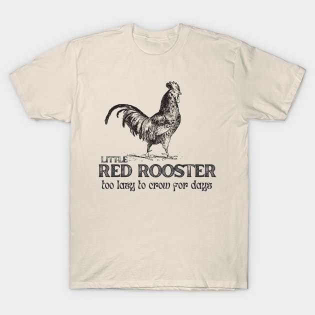 Little Red Rooster Karen Payton Art T-Shirt by karenpaytonart